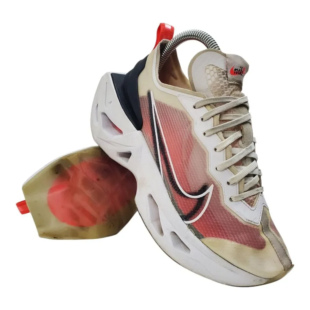 NIKE Shoes ZOOMX VISTA GRIND Womens Size 7 White BRIGHT CRIMSON Run BQ4800-100